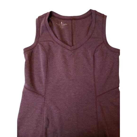 Royal Robbins Metro Melange Shift Dress Purple Knit Small Travel Water Repellent - Picture 3 of 6